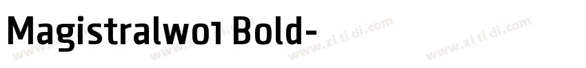 Magistralwo1 Bold字体转换